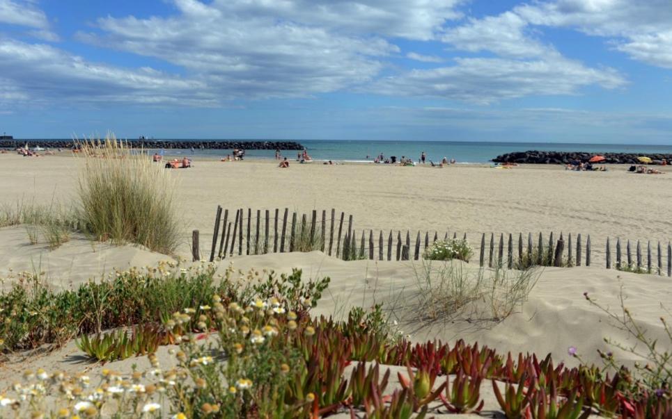 Les Maisons Sur La Plage, T2 Les Pieds Dans L'Eau Agde Exterior photo